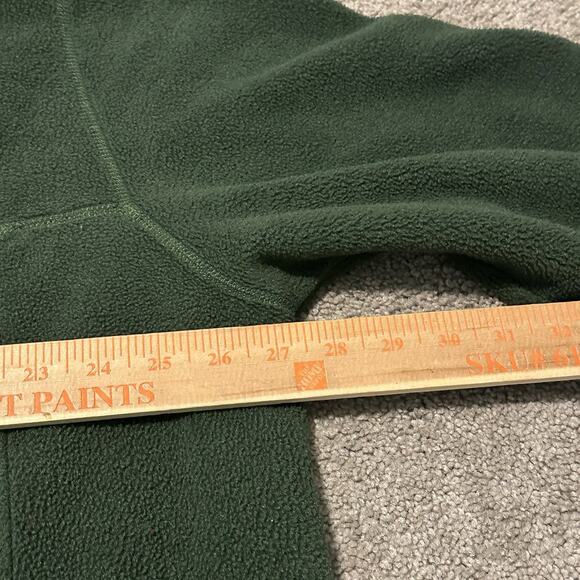 L.L. Bean Men 2XL Fleece Jacket Full-Zip Pockets Green Polartec Vintage - Picture 9 of 10